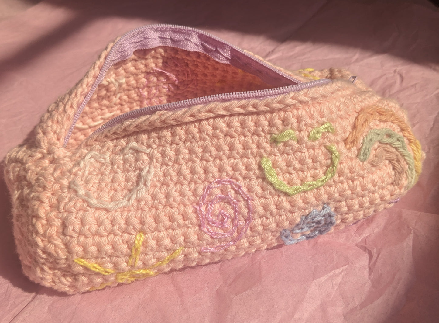 Crochet pattern PDF: Doodle Pouch