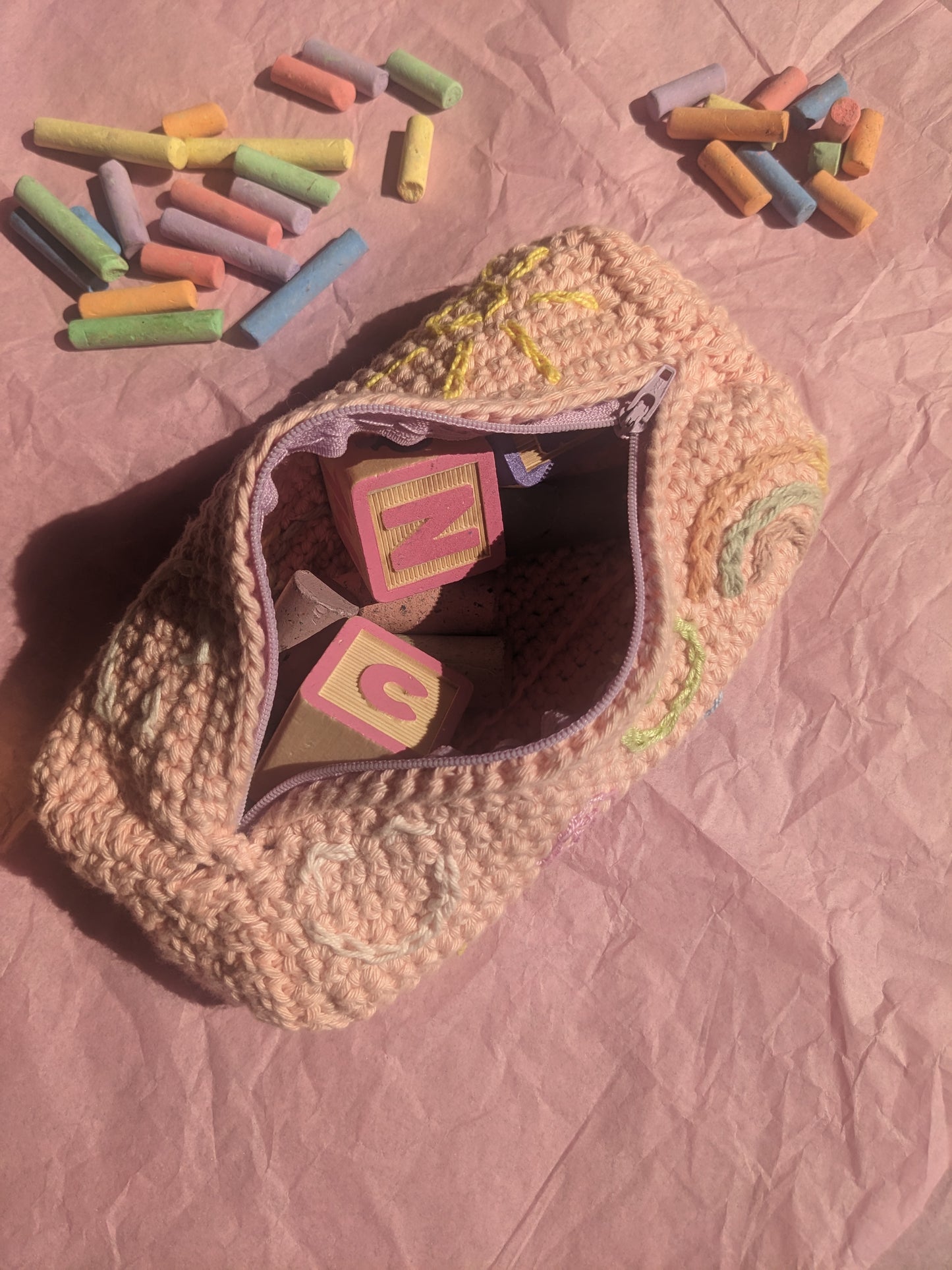 Crochet pattern PDF: Doodle Pouch