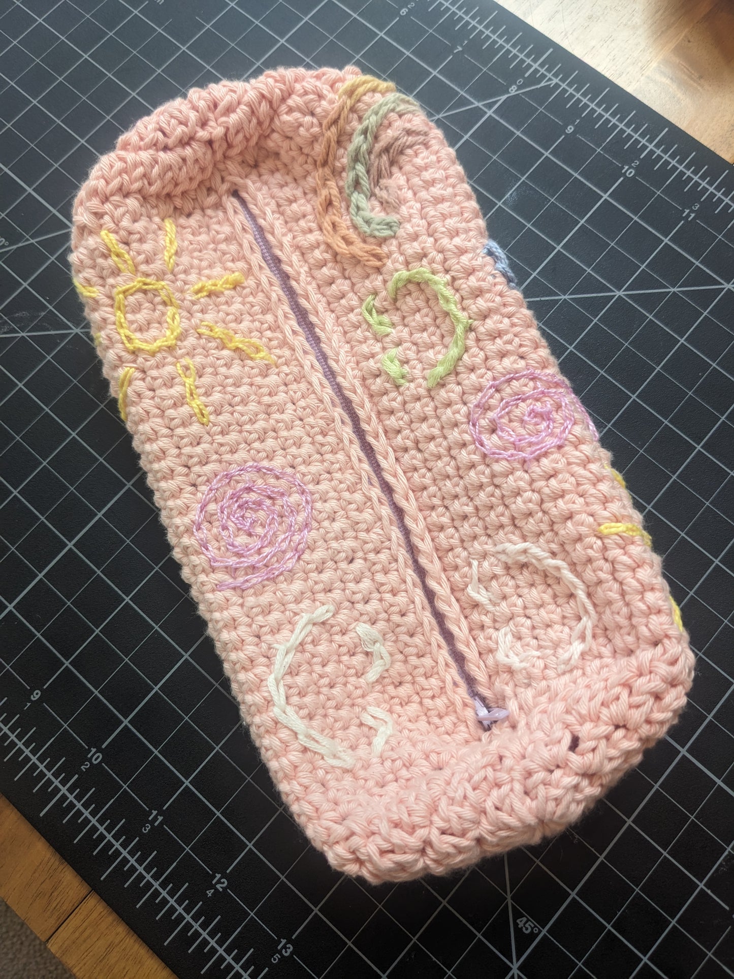 Crochet pattern PDF: Doodle Pouch
